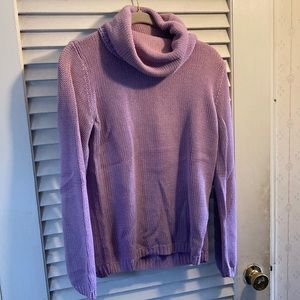 NY & co - L purple long sleeve sweater